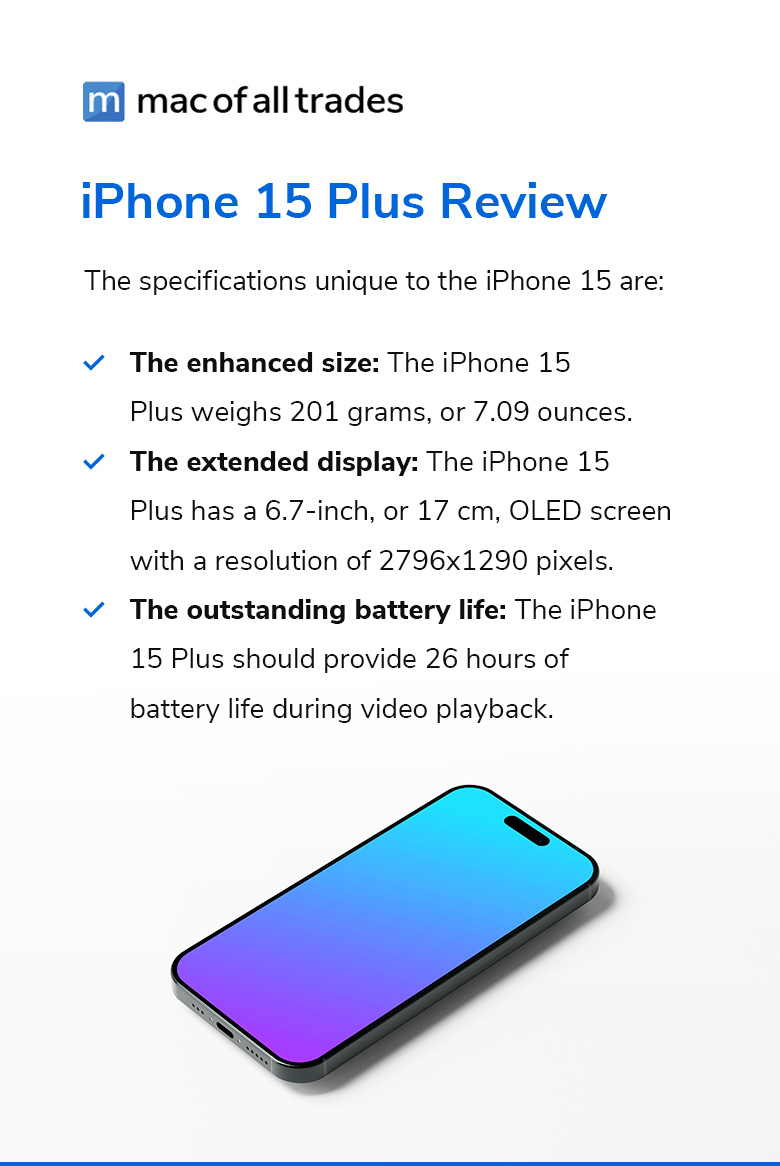Apple iPhone 15 Plus review: Best value - Can Buy or Not